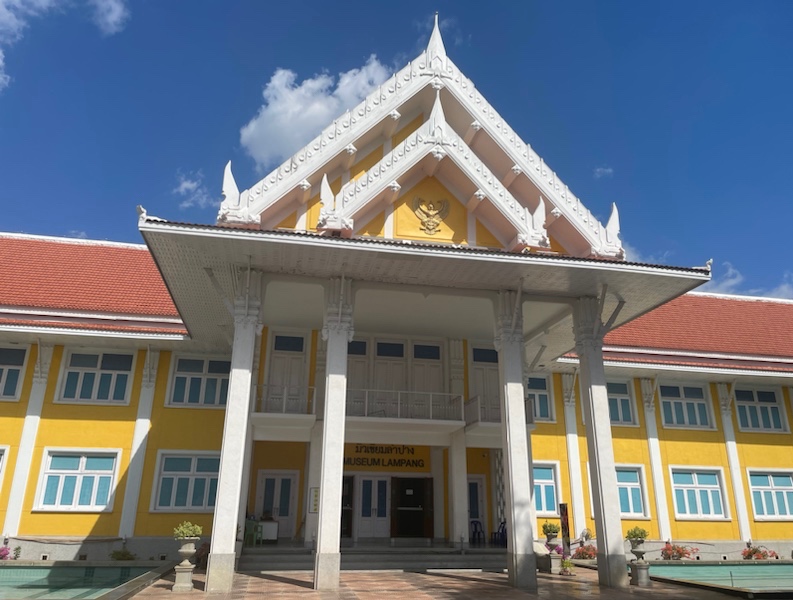 The brightly coloured Lampang museum, Lampang, Northern Thailand