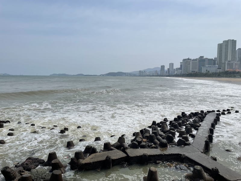 Bãi Rêu Nha Trang - usually these rocks are covered in moss and apparently look way more impressive than they do today!