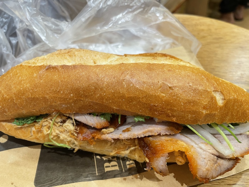 Our Char Sui Bahn mi from Bánh mì Phan, Nha Trang