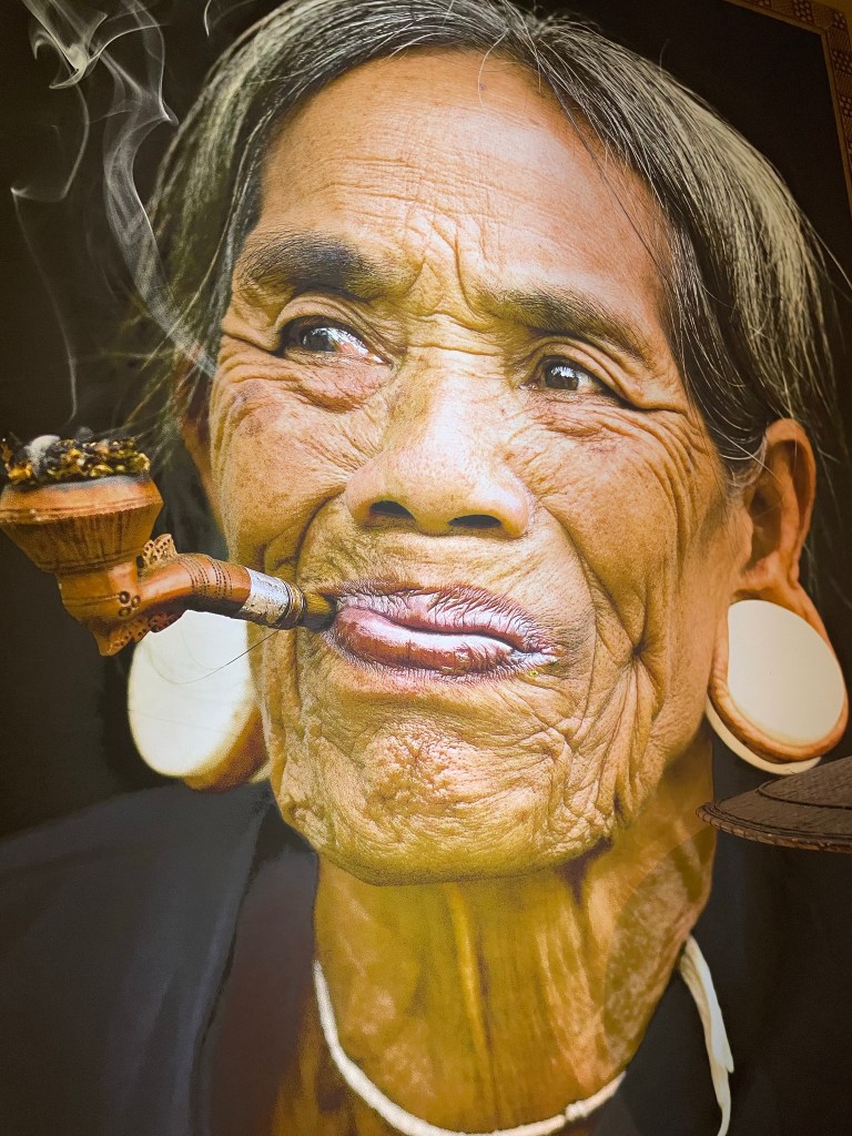 Some of the tribes that Rehahn met and photographed, displayed in the Precious Heritage Art Gallery Museum, Hoi An, Vietnam 