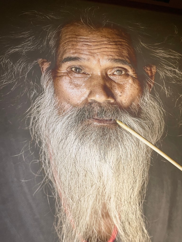 Some of the tribes that Rehahn met and photographed, displayed in the Precious Heritage Art Gallery Museum, Hoi An, Vietnam 