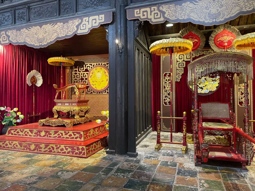 The oldest theatre in Vietnam, inside the Mausoleum of the Emperor Tu Duc, Hue, Vietnam 