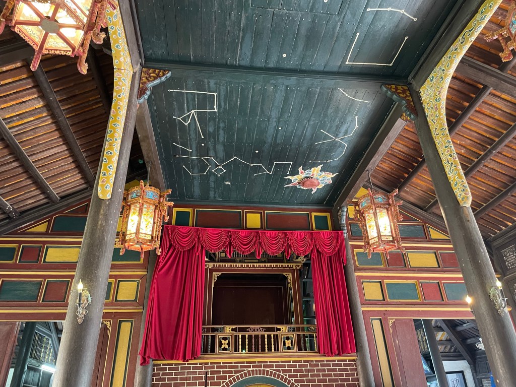The oldest theatre in Vietnam, inside the Mausoleum of the Emperor Tu Duc, Hue, Vietnam 