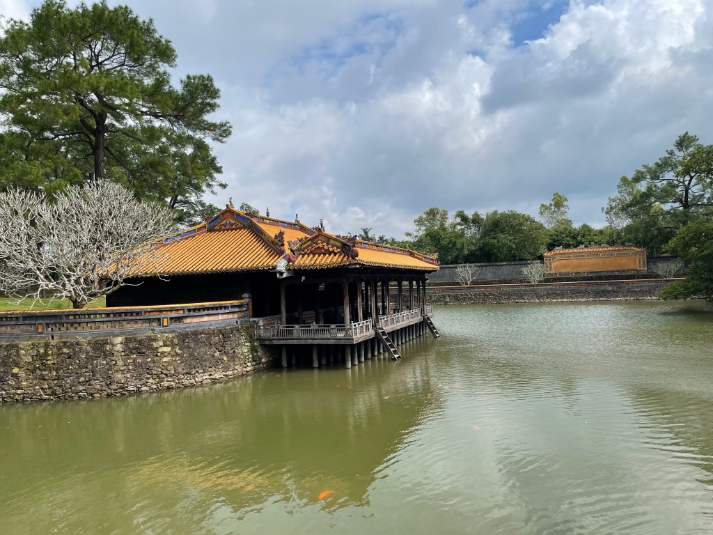 The Mausoleum of the Emperor Tu Duc was huge and very ornate