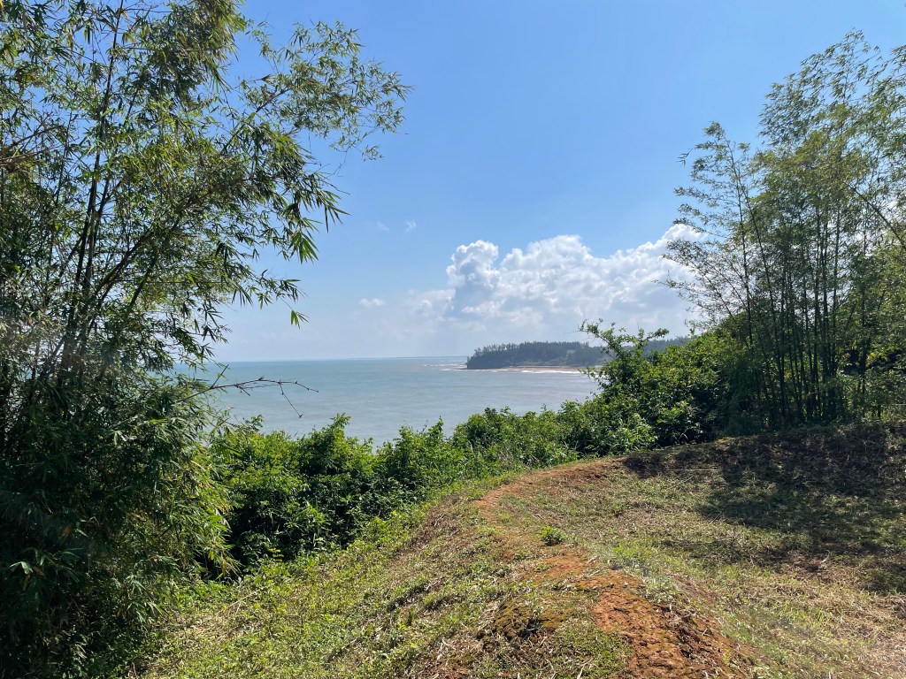 The beautiful view out to sea from Vinh Moc​