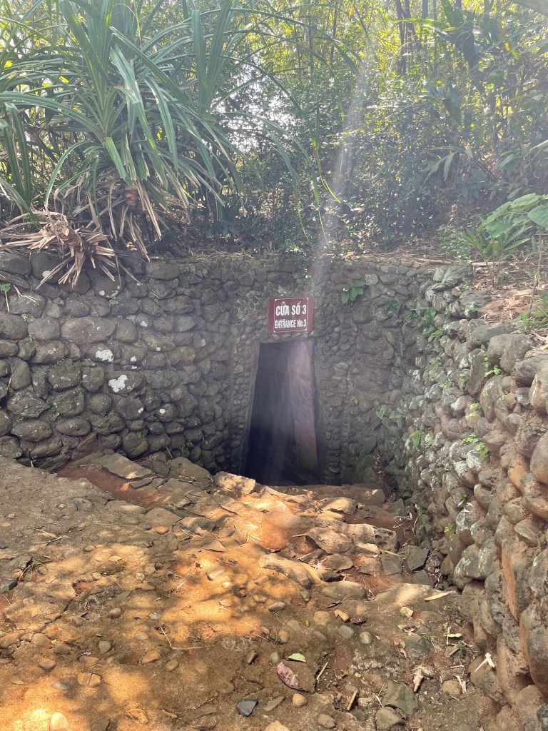 Inside the Vinh Moc tunnels, which housed the villagers during the war​