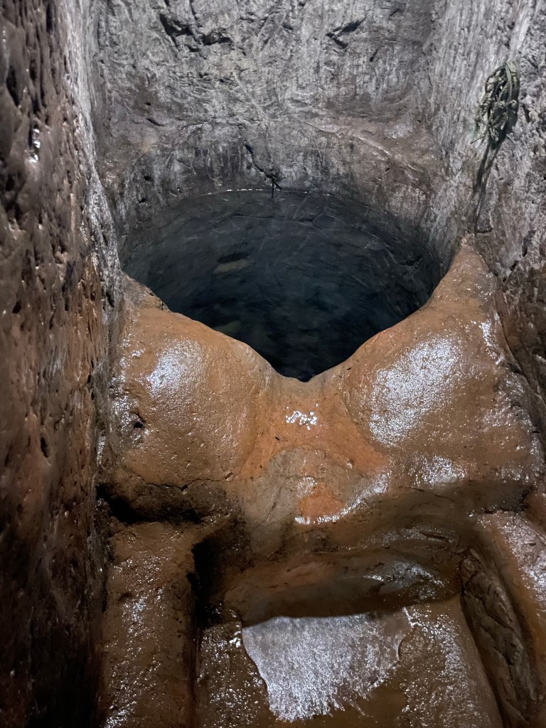 The drinking well on level 3 of Vinh Moc tunnels ​