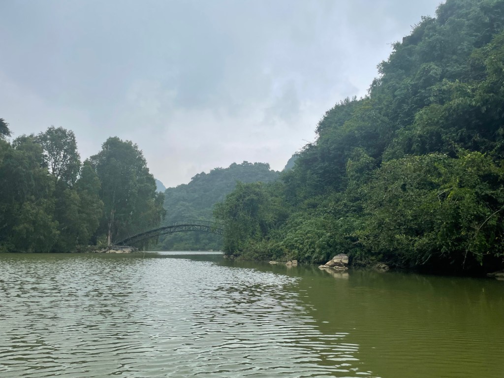 The boat tour to the bird garden in Thung Nham bird park, Nimh Binh