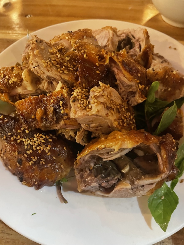 Our food at Gia Bao homestay & restaurant, Tam Coc (Ninh Binh), Vietnam