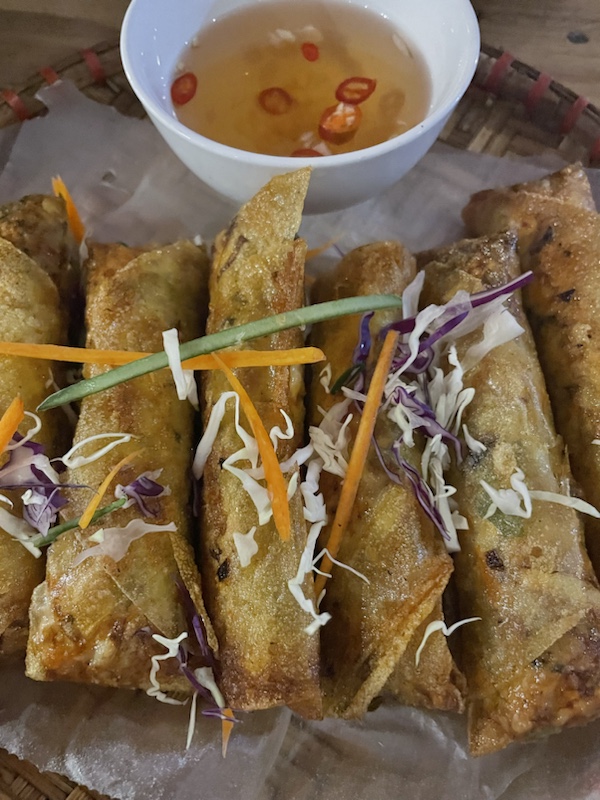Our food at Gia Bao homestay & restaurant, Tam Coc (Ninh Binh), Vietnam