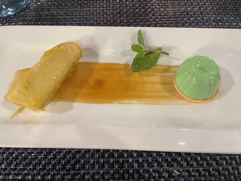 Our 5-course dinner on Rosy cruises, Ha Long Bay, Vietnam 