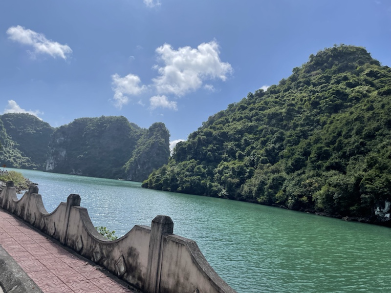The cycle to the village on Cat Ba island was fortunately flat most of the way