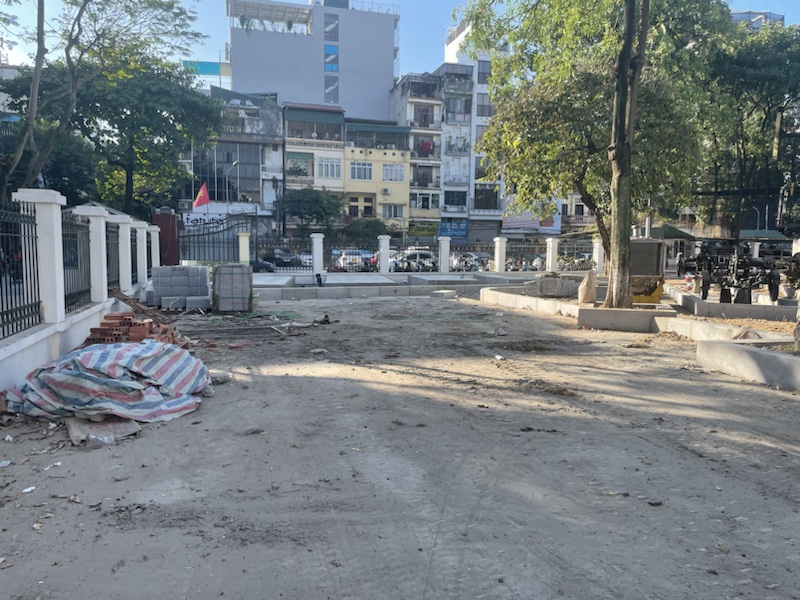 The B52 museum in Hanoi, Vietnam, looked very much like a construction site​