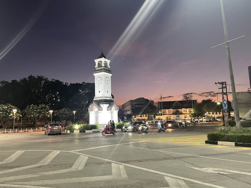 The Clock Tower in Lampang​, Northern Thailand 