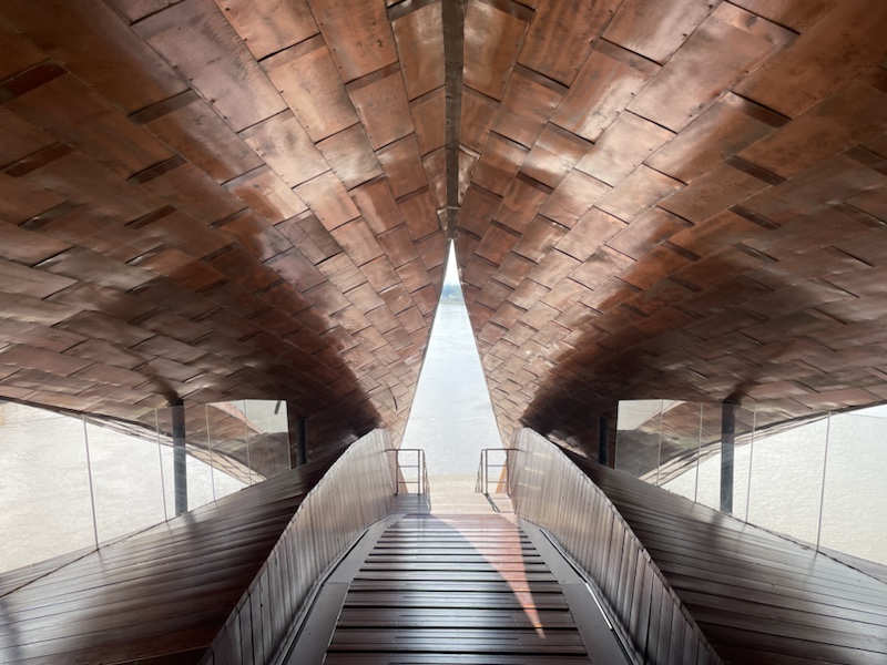 The bridge at Phasan, The Origin of the Chao Phraya River, Nakhon Sawan, Northern Thailand 