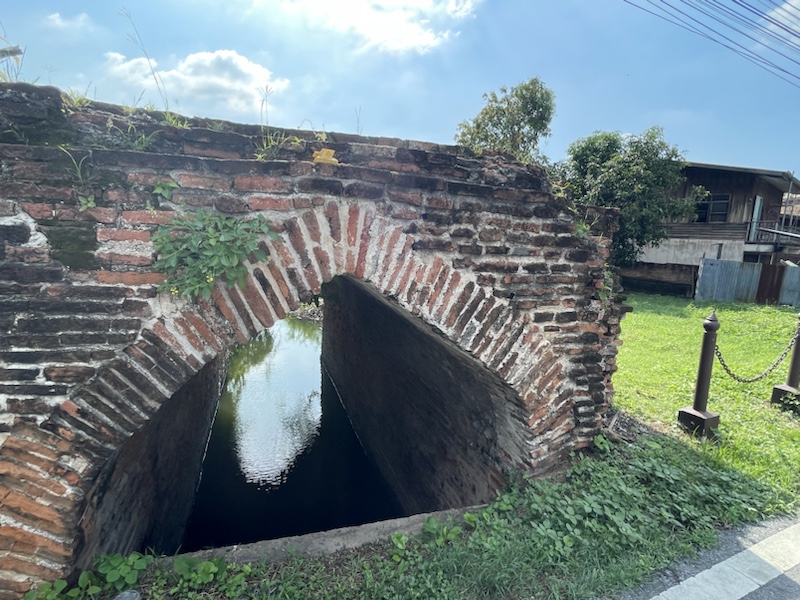 The Patu Chong Kud water gate in Lopburi, Thailand 