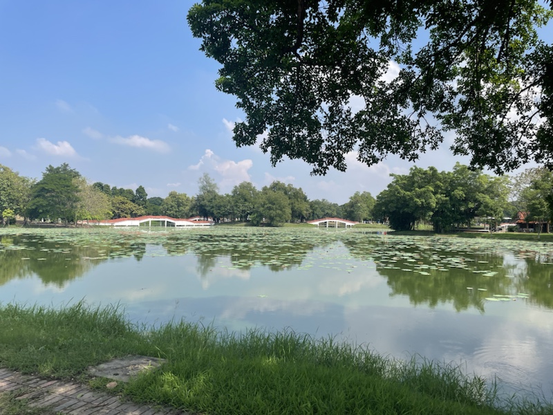 Bueng Phra Ram in Ayutthaya, Thailand, used to be a huge swamp