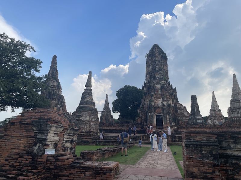 Wat Chaiwatthanaram, Ayutthaya, Thailand, which has some evident Khmer influence 