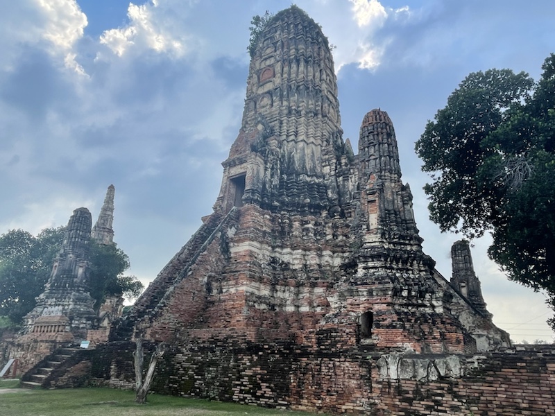 Wat Chaiwatthanaram, Ayutthaya, Thailand, which has some evident Khmer influence 