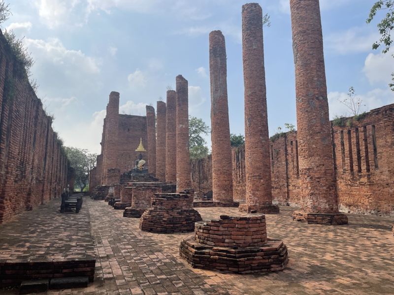 Wat Thammikarat, Ayutthaya, Thailand 