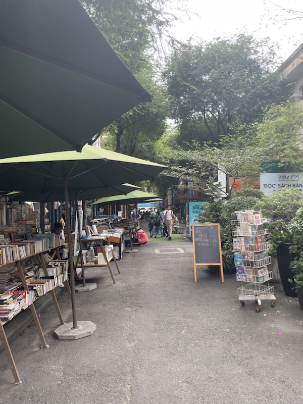 The quiet oasis of Ho Chi Minh City Book Street, Saigon, Vietnam