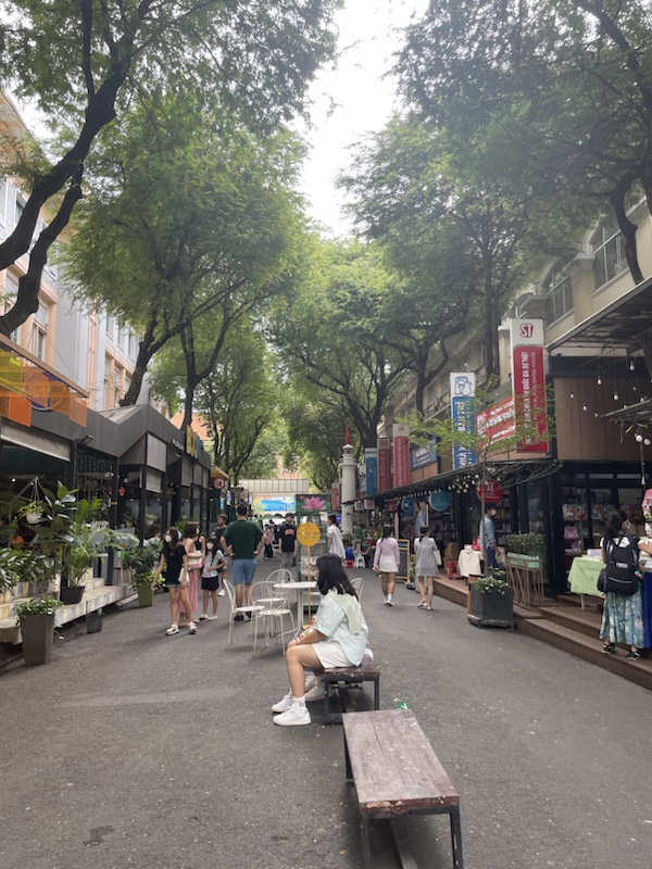 The quiet oasis of Ho Chi Minh City Book Street, Saigon, Vietnam