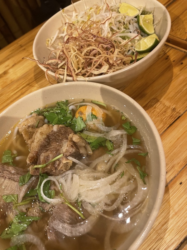 Beef noodle soup at Bún Bò Xưa, Ho Chi Minh City (Saigon), Vietnam