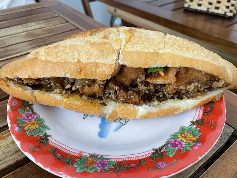 Our Bahn mi at Madam Khanh, Hoi An, Vietnam