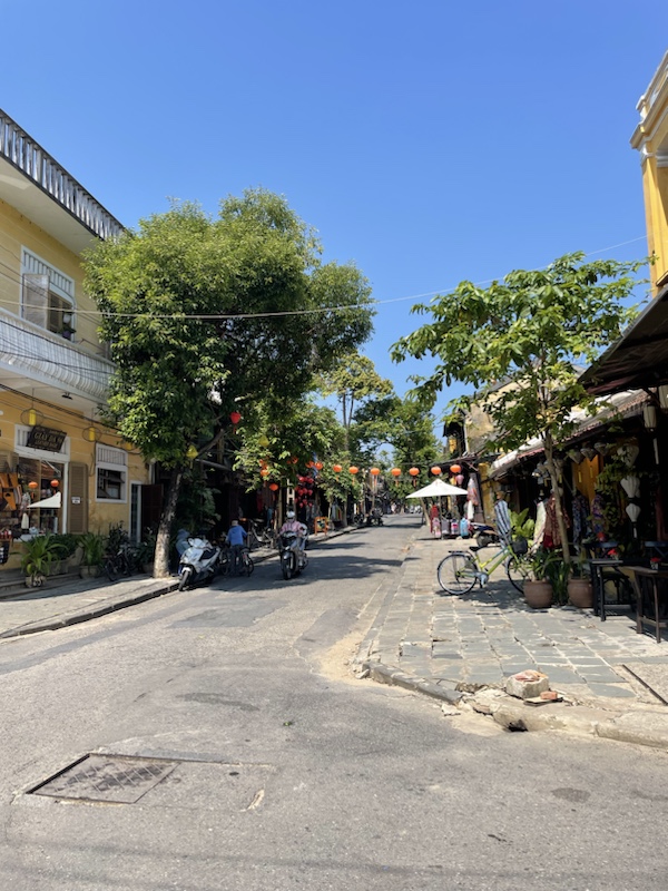 The streets of Hoi An, Vietnam were very picturesque, and much quieter than I was expecting
