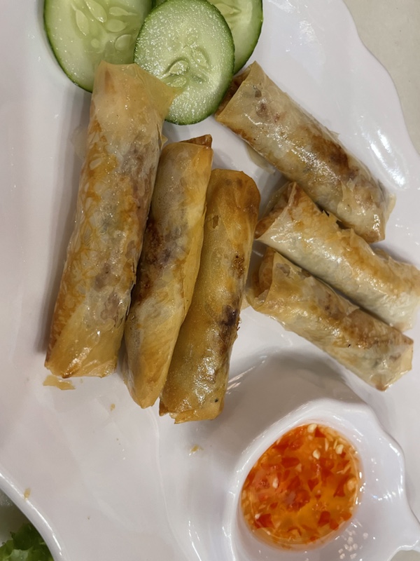 Our dinner at Quán Cao lầu Bá Lễ, Hoi An, Vietnam 
