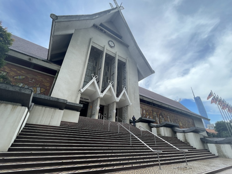 The National Museum, Kuala Lumpur, which is all about the history and culture of Malaysia