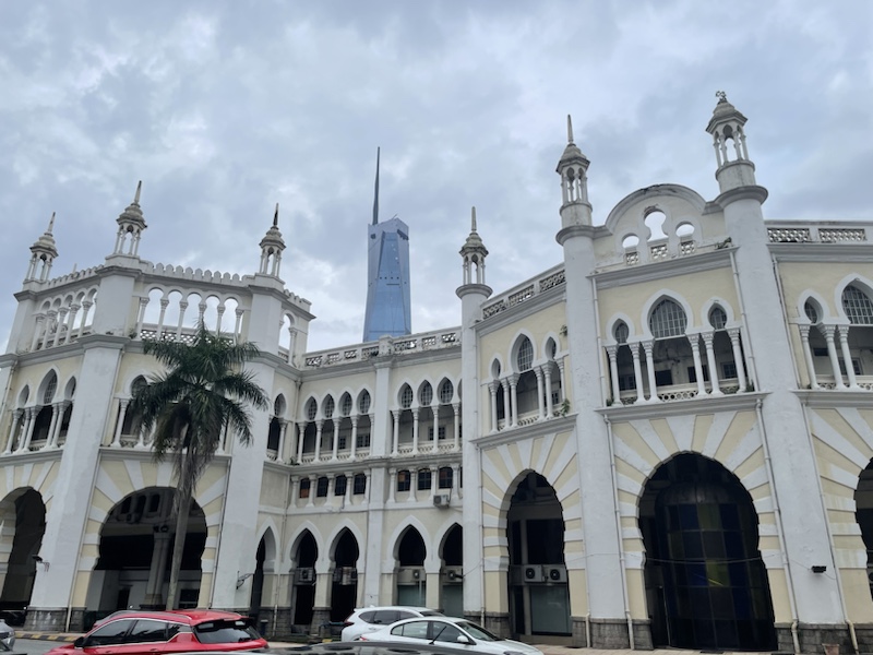 The Kuala Lumpur Railway Station in Kuala Lumpur, Malaysia is considered to be architecturally significant