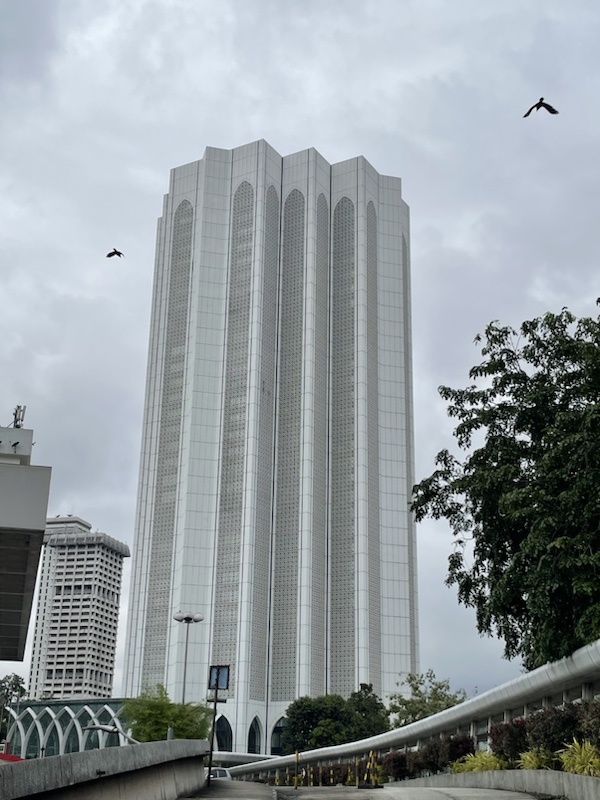 The Dayabumi Complex was one of the earliest skyscrapers built in Kuala Lumpur, Malaysia 
