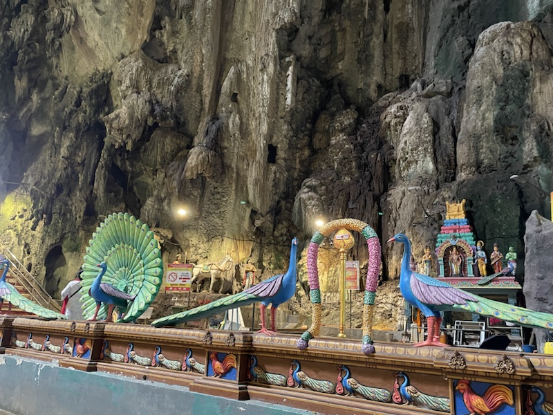 I really liked the main peacock themed temple, in Kuala Lumpur, Malaysia 