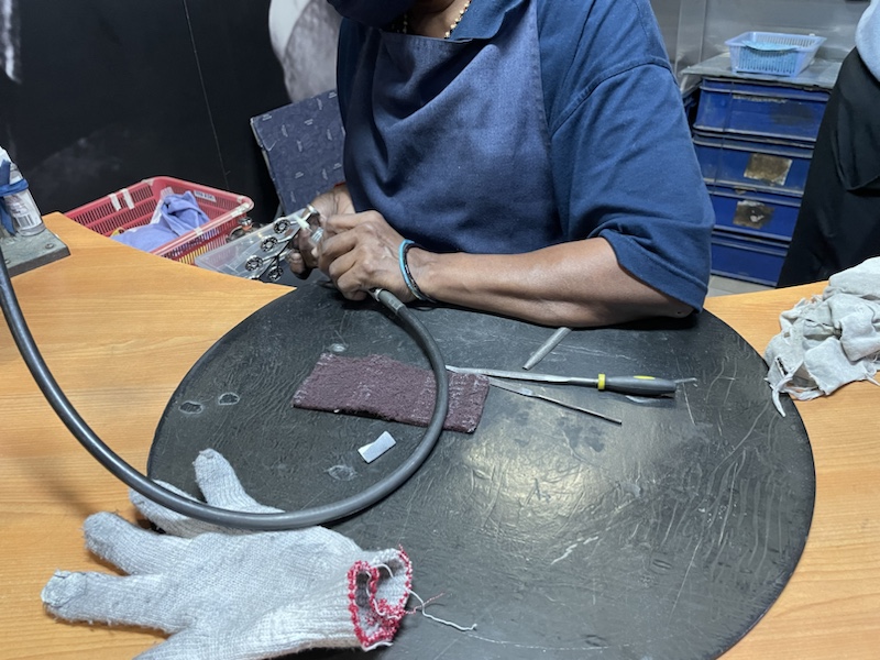 Factory processes at the Royal Selangor Centre, Kuala Lumpur, Malaysia 
