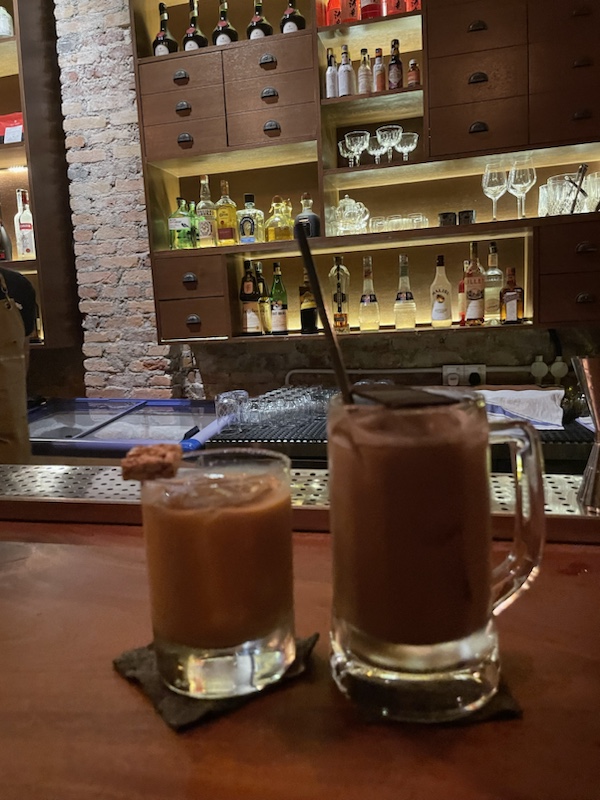 Delicious creamy cocktails at Sin Chew Kee Cold Drink Store, Kuala Lumpur, Malaysia 