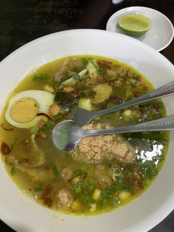 The soto ayam at Warung Soto Lamongan Kuala Lumpur wasn’t quite to my taste