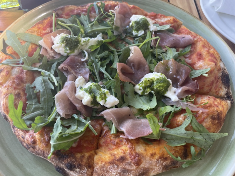 Lunch with a view at Pizzaria in Sanur, Bali