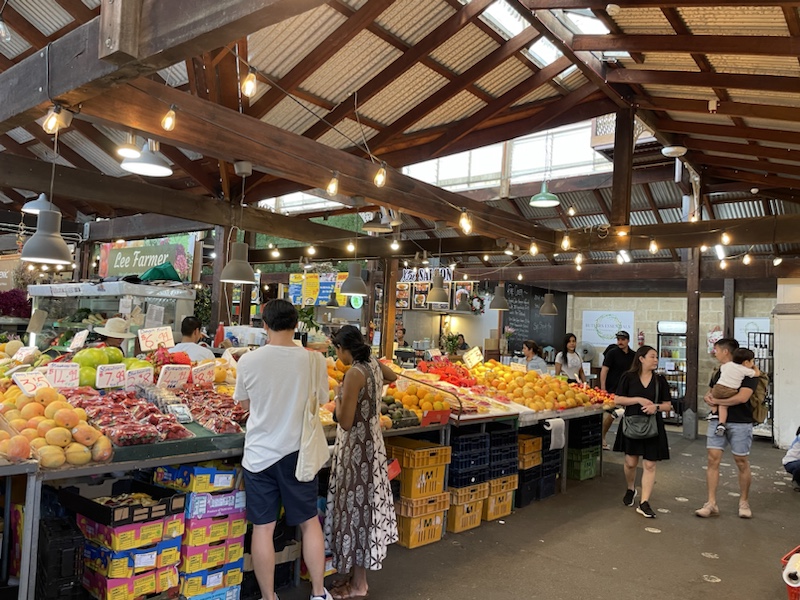 The bustling Fremantle markets​, near Perth, Western Australia 