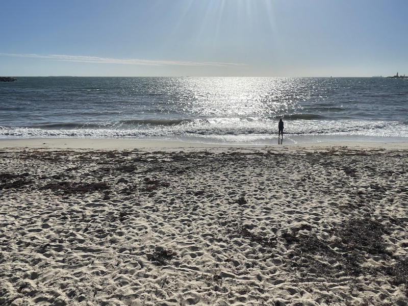 Bathers beach in Fremantle, Perth, Western Australia, is lovely, but surprisingly small​