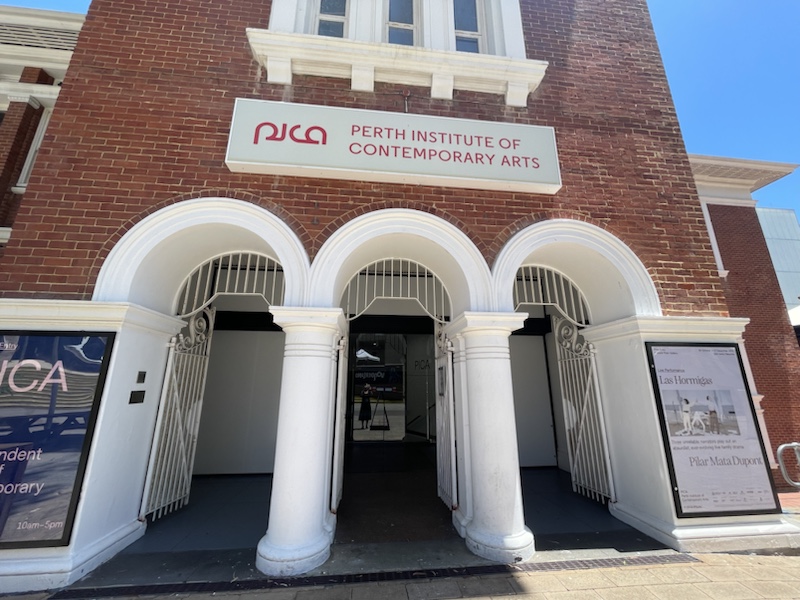 Perth Institute of Contemporary Art (PICA) is a very small museum, with just two short exhibitions when we visited 