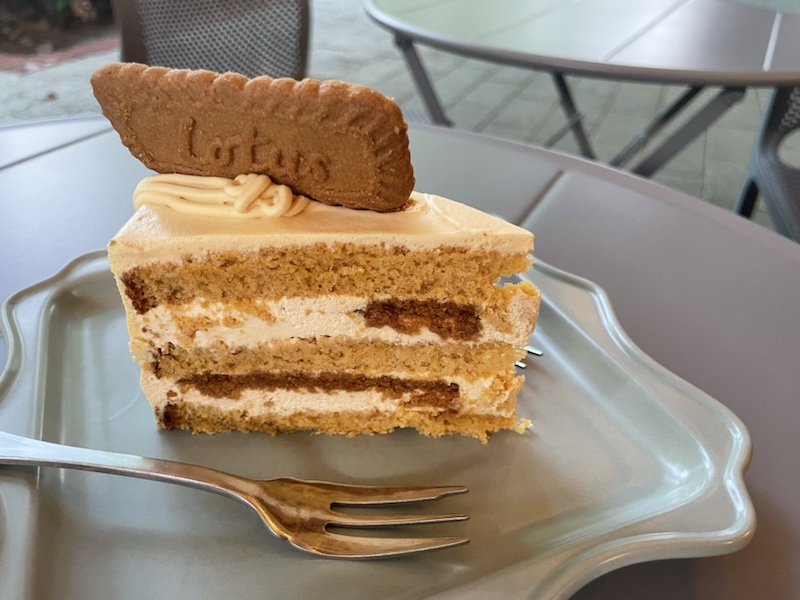 Biscoff cake at Tiara Dessert Cafe, Perth, Western Australia 