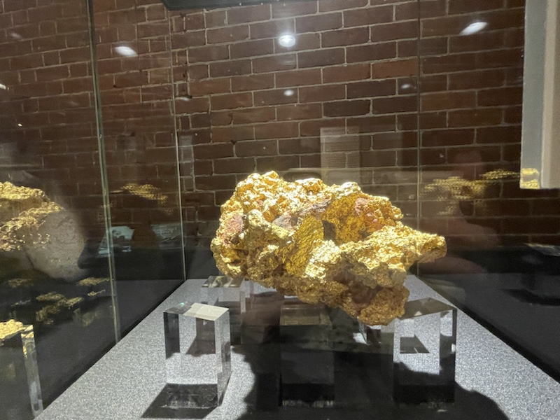 A tour of the Perth Mint (in Perth, Western Australia) includes a $1 million coin and huge gold nuggets
