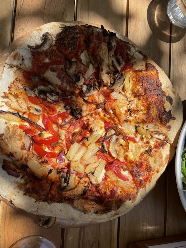 An alfresco lunch at Frankie's on Rotto, Rottnest, Perth, Western Australia
