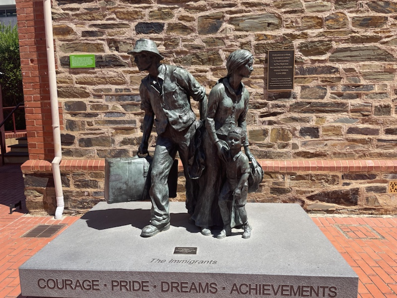 I found the Migration Museum in Adelaide, South Australia, very interesting, and it’s free to enter