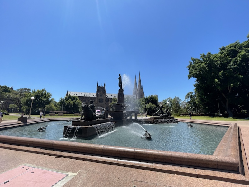 Hyde Park in the centre of Sydney, NSW, Australia 