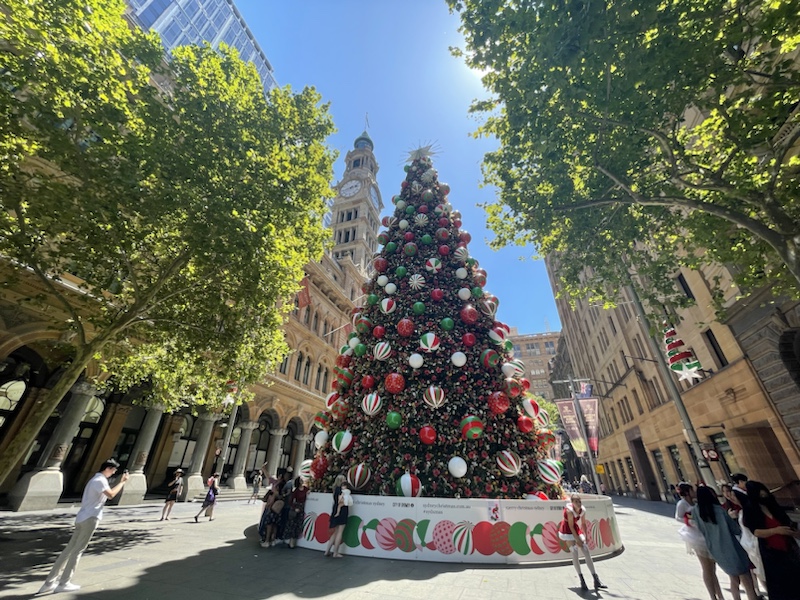 The Christmas Market at Martin Place​, Sydney, NSW, Australia 