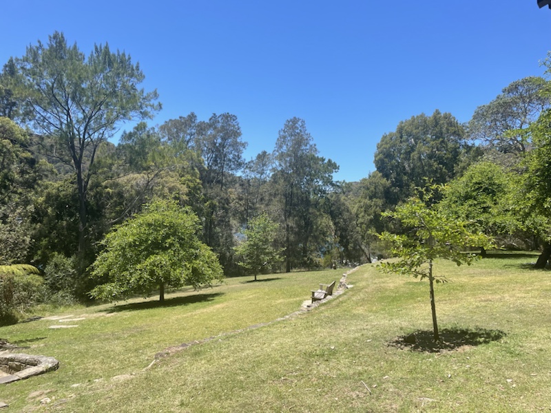 Echo park, where the two creeks track begins ​in Sydney, NSW, Australia 
