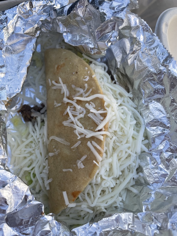Our $3 taco from Guzman y Gomez, Chatswood, Sydney, NSW, Australia 