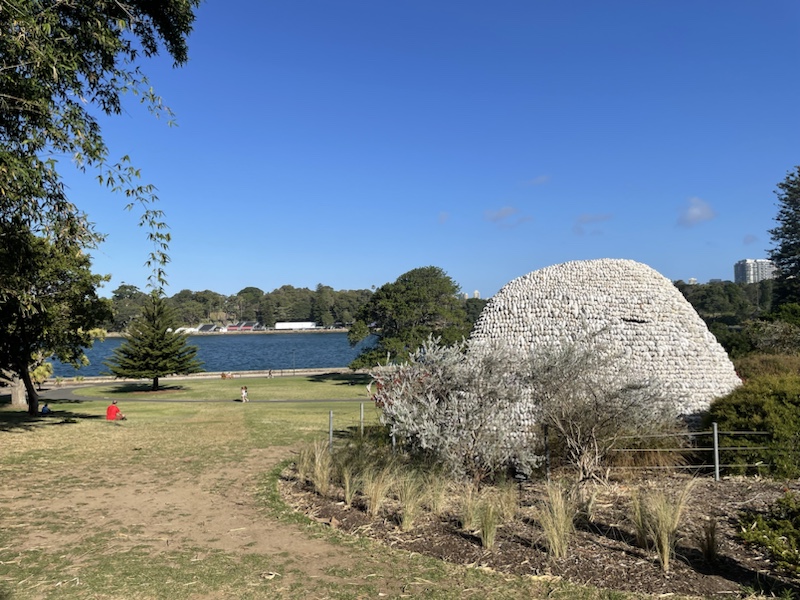 The Royal Botanic Garden Sydney, NSW, Australia, is a relaxing place to spend a sunny afternoon 